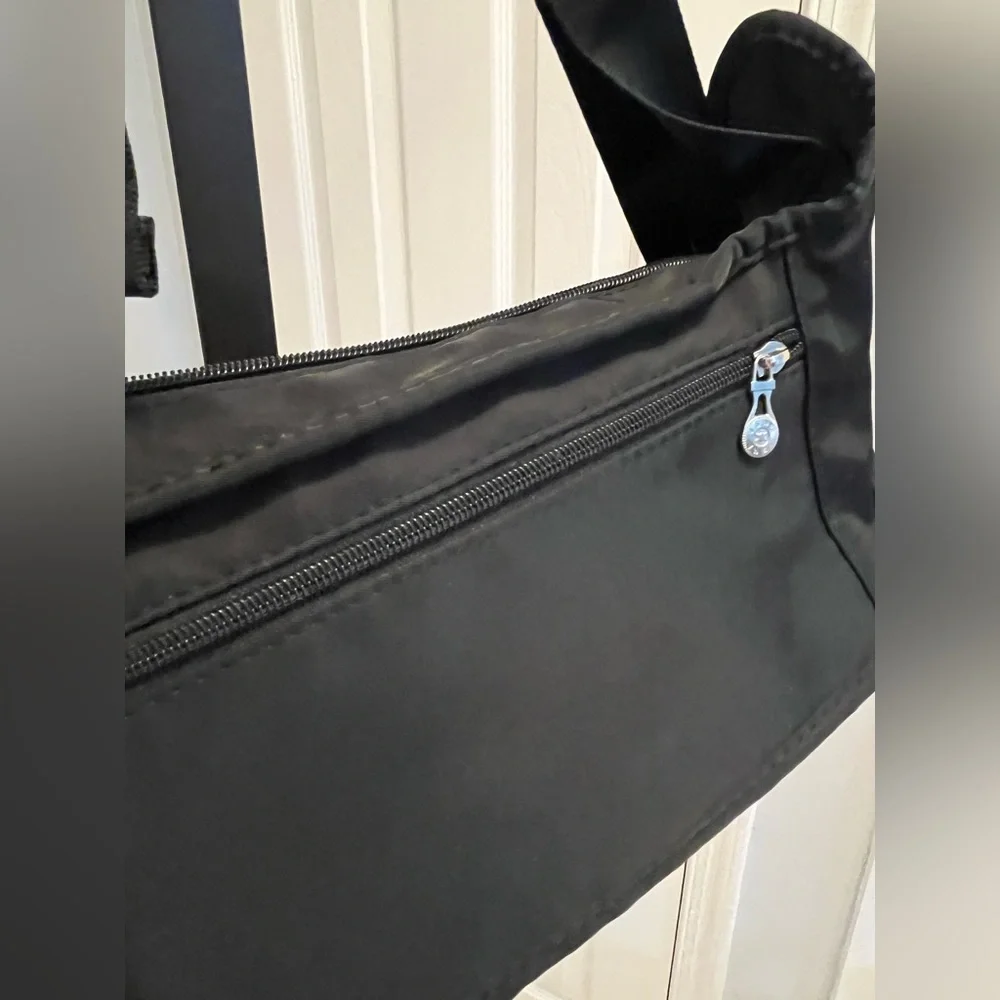 Top Gun Black Extra-Large Messenger/Waist Bag with 7 compartments